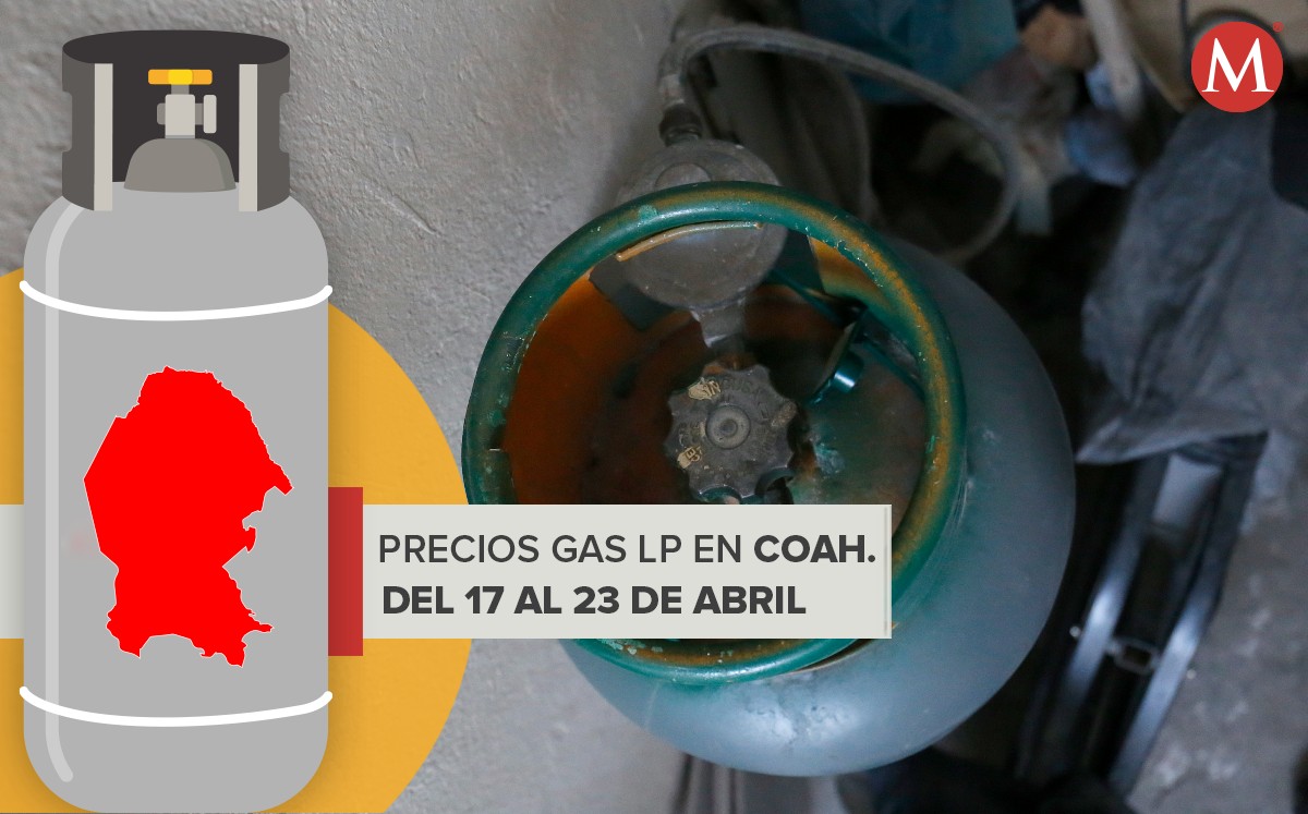 El precio del gas LP en Coahuila volvió a bajar. (Especial)