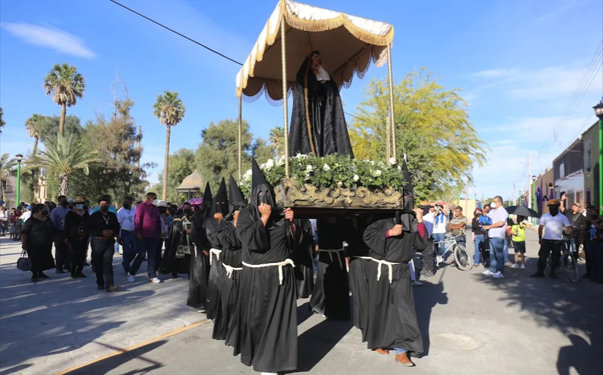 Tradicional Procesión del Silencio en el Pueblo Mágico de Viesca. (Mauricio Román)