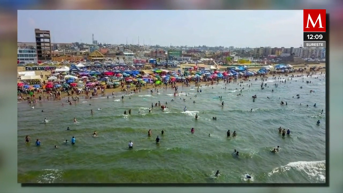 2 turistas se ahogaron en playas de Veracruz y 12 personas fueron rescatadas