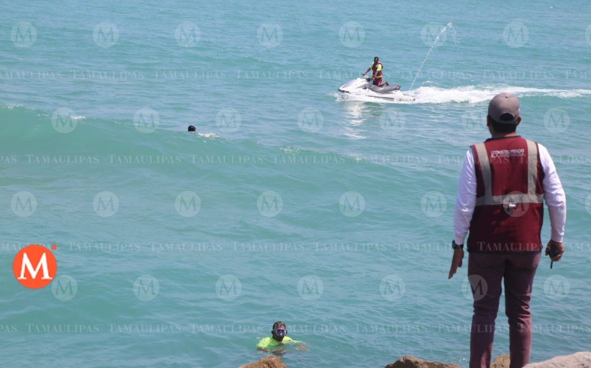 Buscan a joven desaparecido en Playa Miramar. (Yazmín Sánchez)