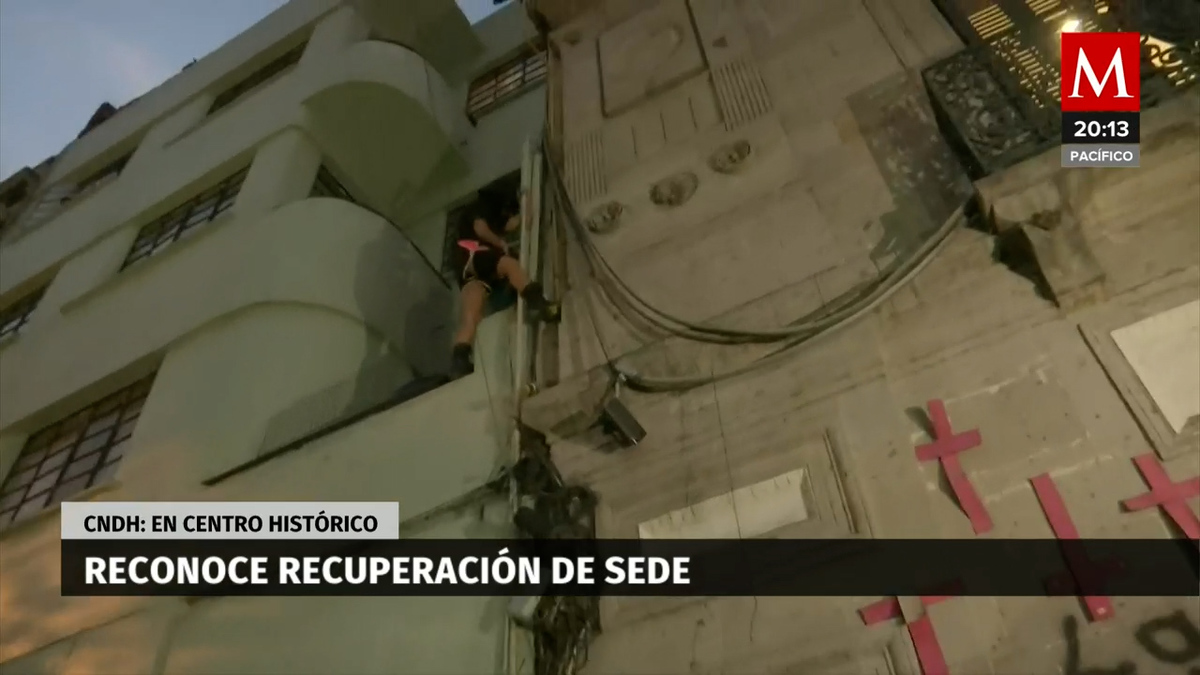 CNDH reconoce recuperación de su inmueble tras operativo en CdMx