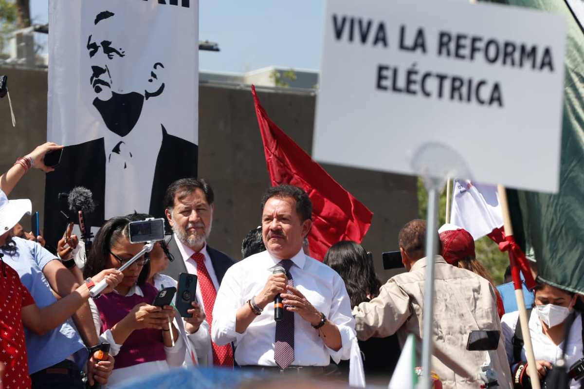 Ignacio Mier, coordinador de la bancada de Morena en la Cámara de Diputados. | Araceli López