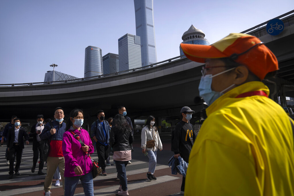 La pandemia de covid-19 en China ha tenido su mayor brote desde el 10 de marzo. (AP)