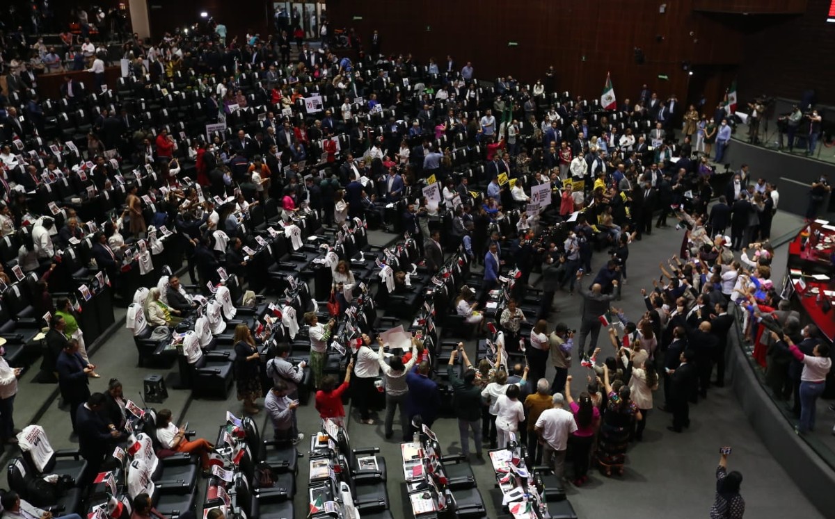 Pleno de la Cámara de Diputados de la sesión del 17 de abril de 2022. | Octavio Hoyos
