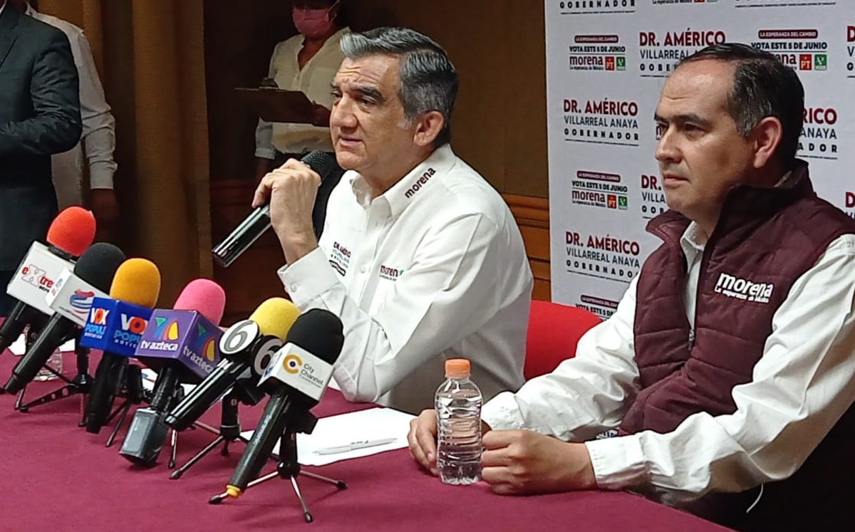 Américo Villarreal alista denuncia contra el PRD. (Antonio Hernández)