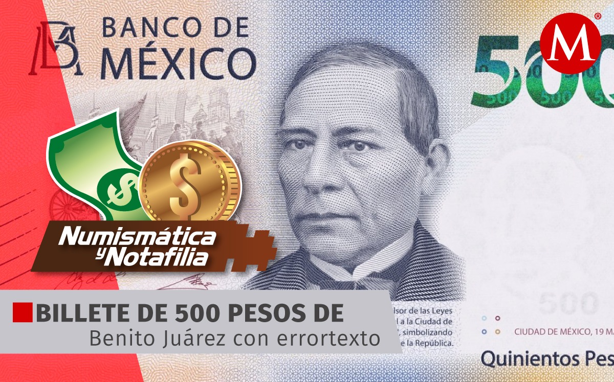 El billete de 500 pesos de Benito Juárez fue puesto en circulación a partir del 27 de agosto de 2018. (Foto: especial)