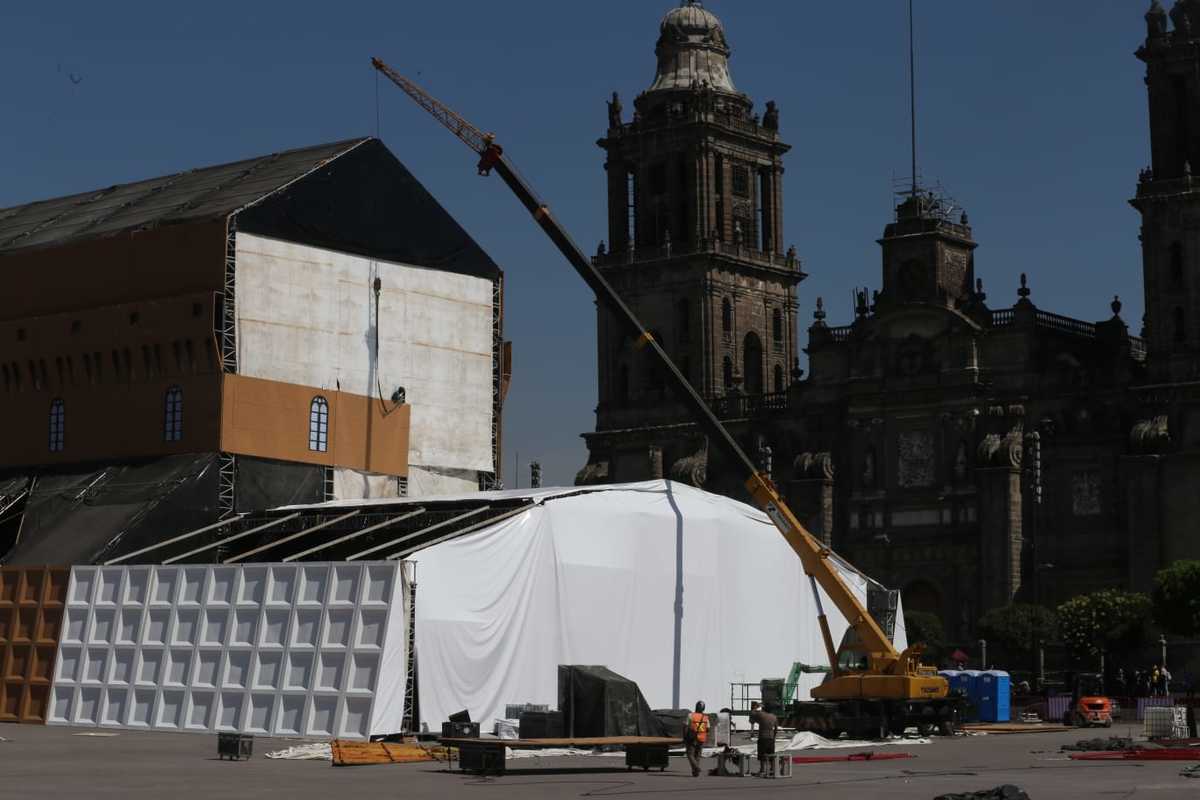 La construcción se ha detenido debido a las condiciones climatológicas | Javier Ríos