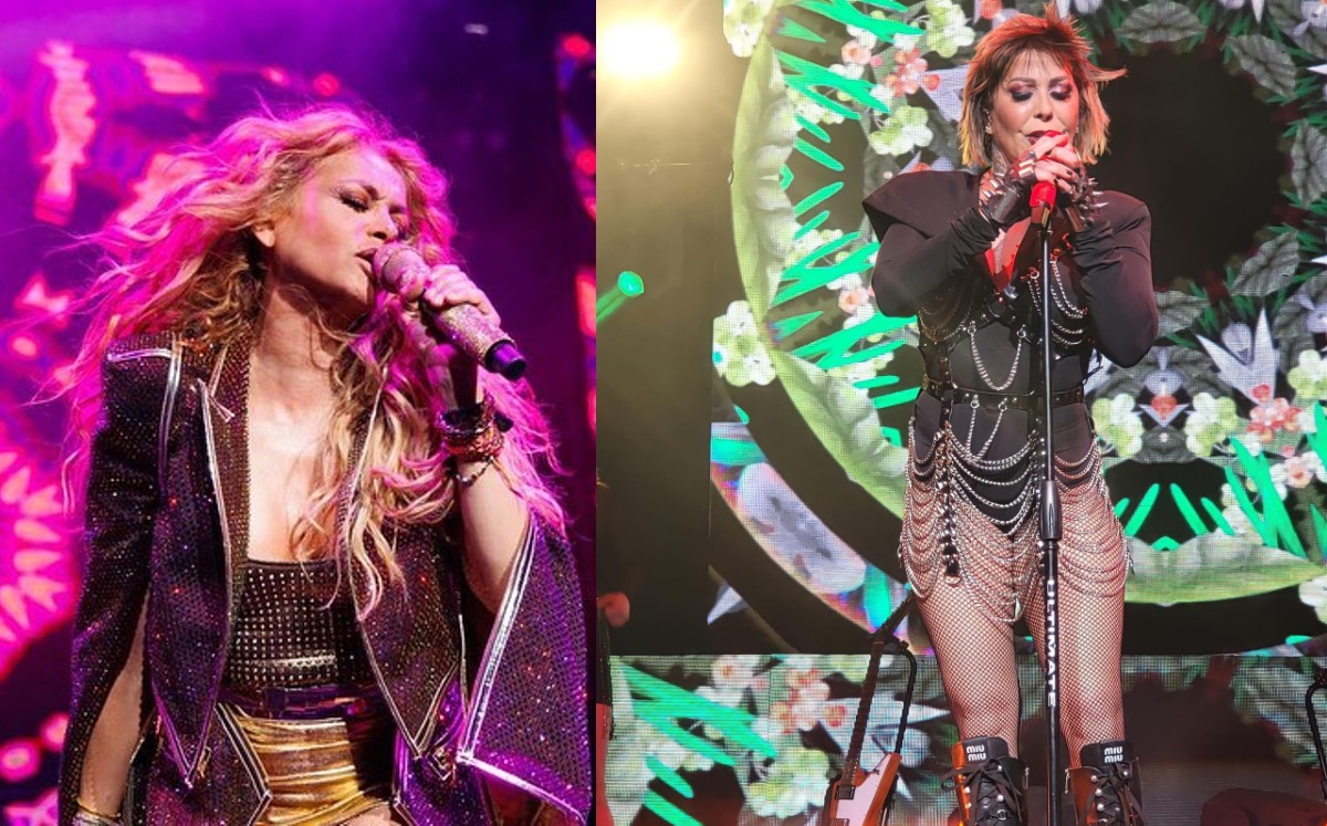 Exponen falta de química entre Alejandra Guzmán y Paulina Rubio en su tour