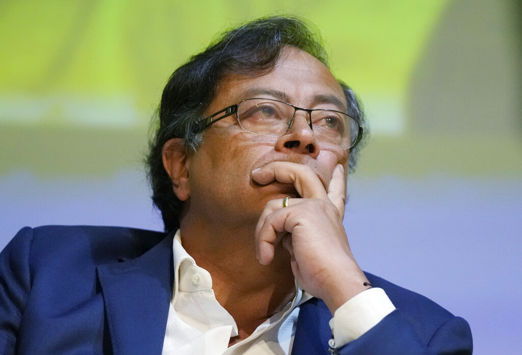 Gustavo Petro, candidato a la presidencia de Colombia. (AP)