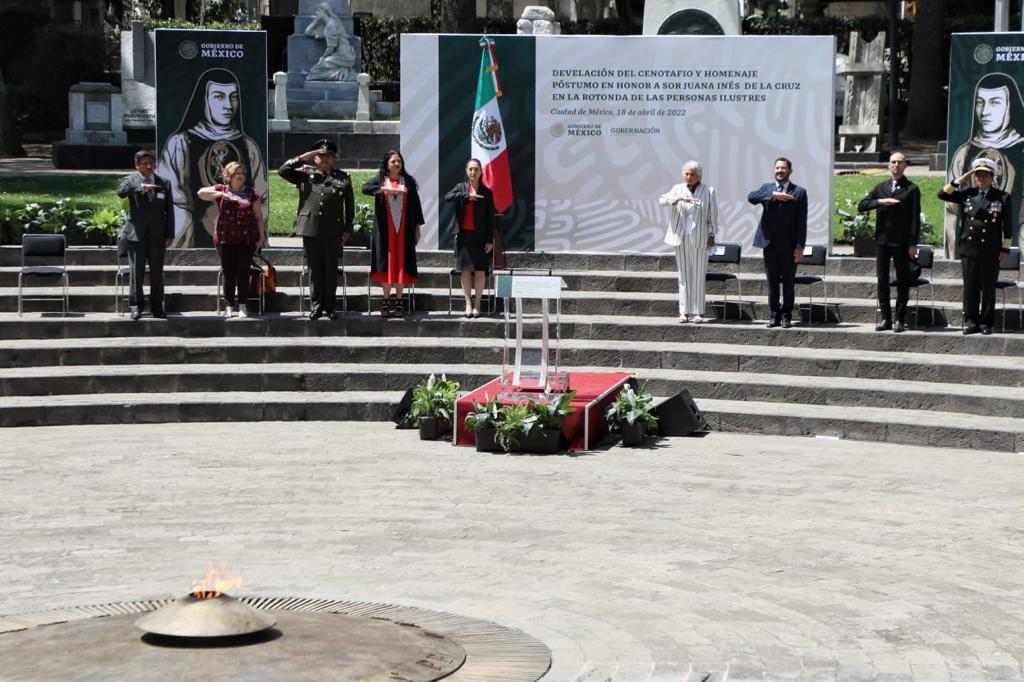 La mandataria capitalina develó el cenotafio | Especial