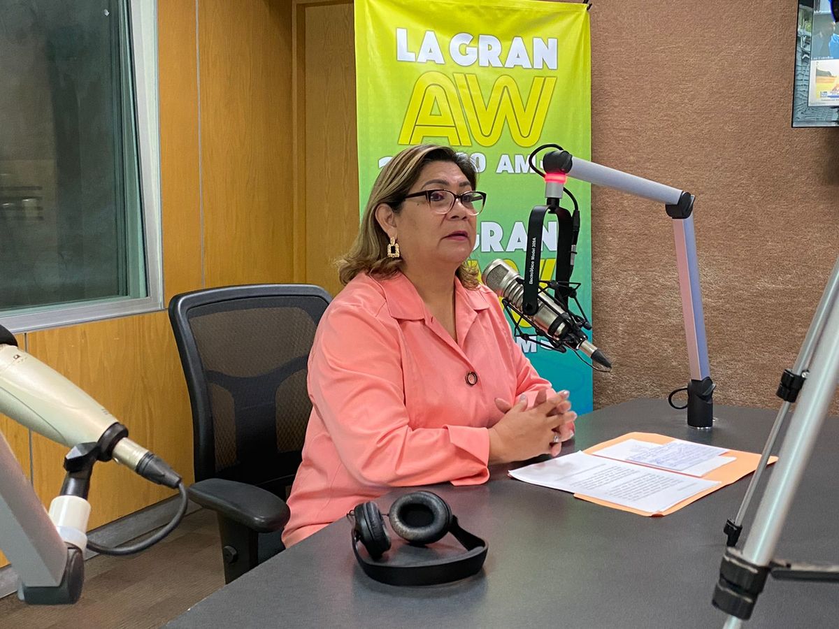 La presidenta del Instituto Estatal de las Mujeres (IEM), Laura Paula López Sánchez. Foto: Kevin Recio