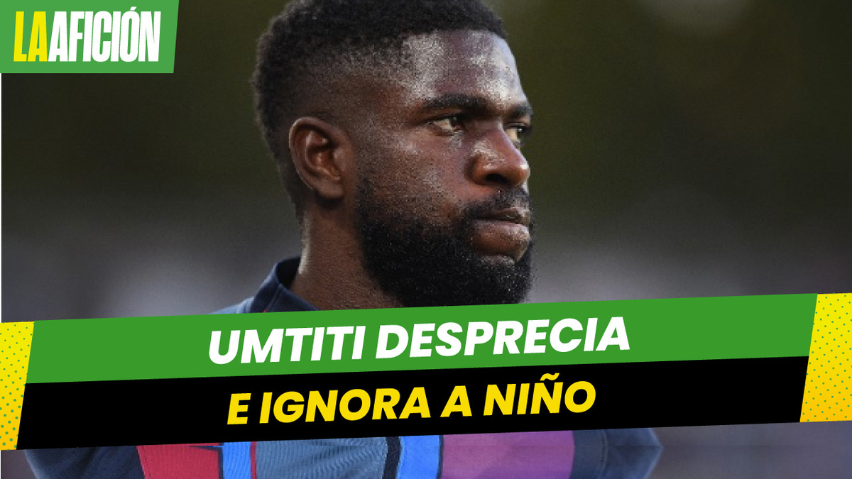 Samuel Umtiti se enoja con niño por tocar su coche; le niega autógrafo