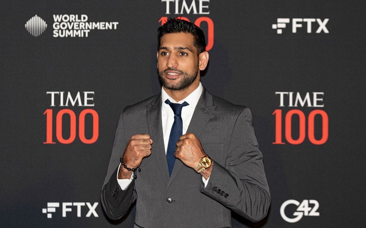 Boxeador Amir Khan (Instagram:  amirkingkhan)