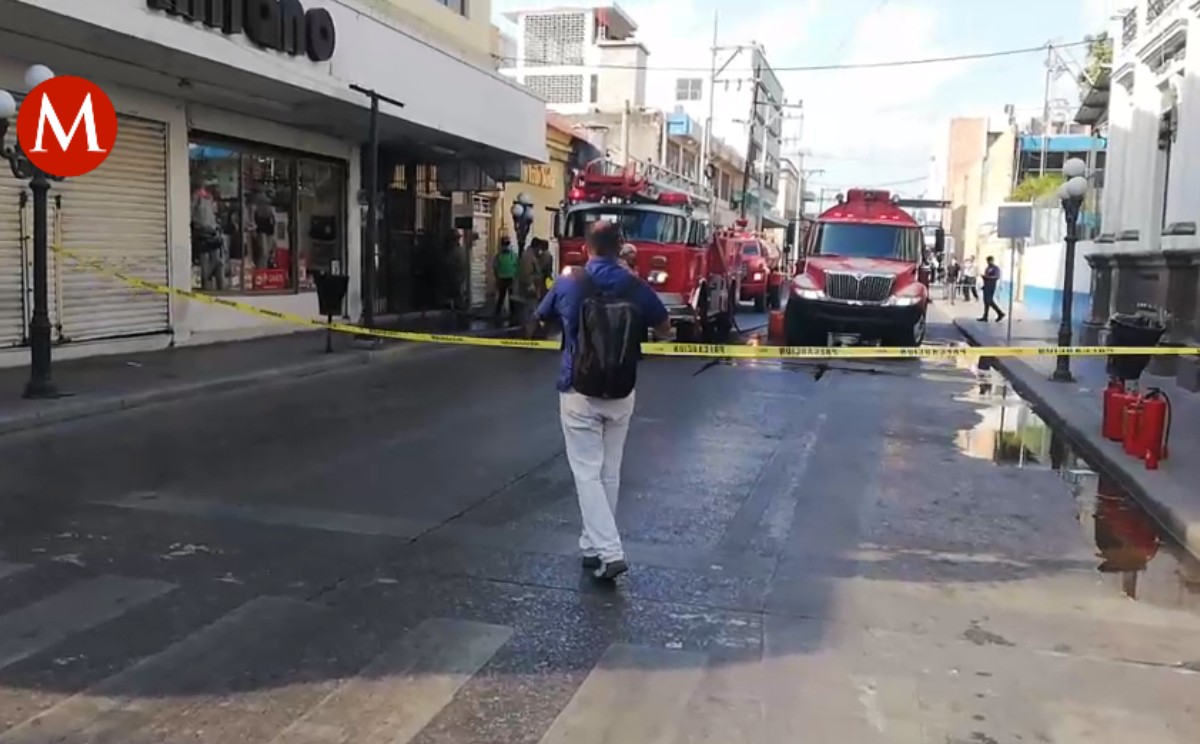 Incendio en zona centro de Tampico | 19 de abril 2022