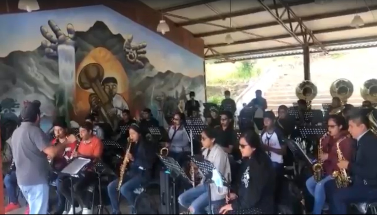 La banda filarmónica en Oaxaca. (Óscar Rodríguez)