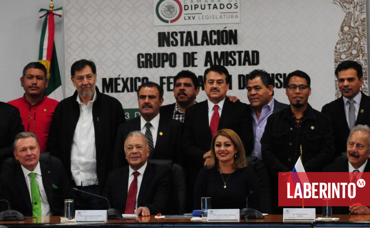 Legisladores integrantes del Grupo de Amistad México-Rusia. (Foto: Cuartoscuro)