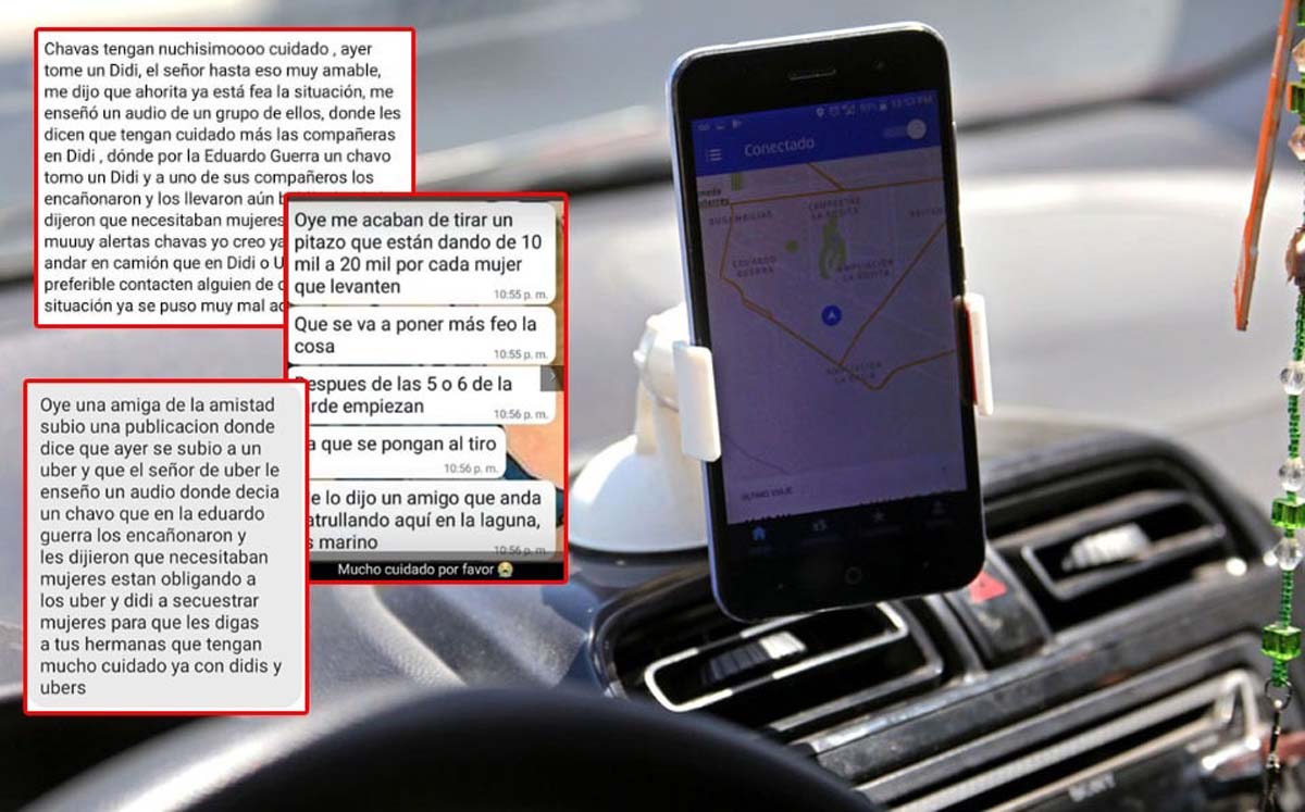 Los mensajes se comenzaron a difundir por redes sociales. (Especial)