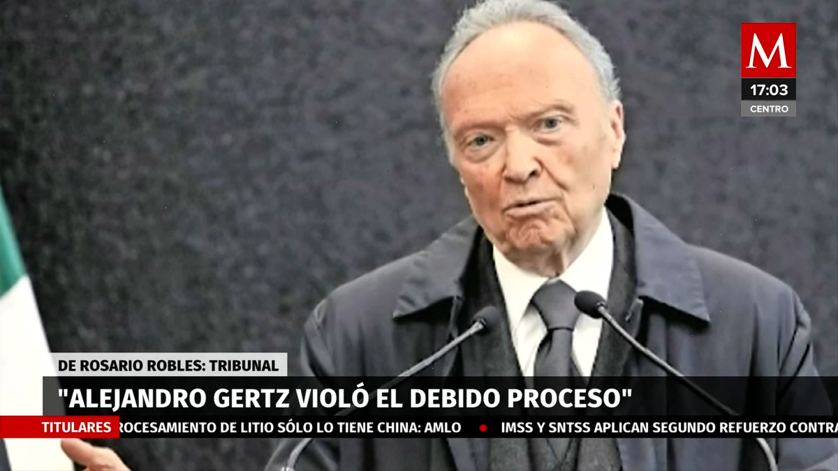 Alejandro Gertz violó el debido proceso: Tribunal