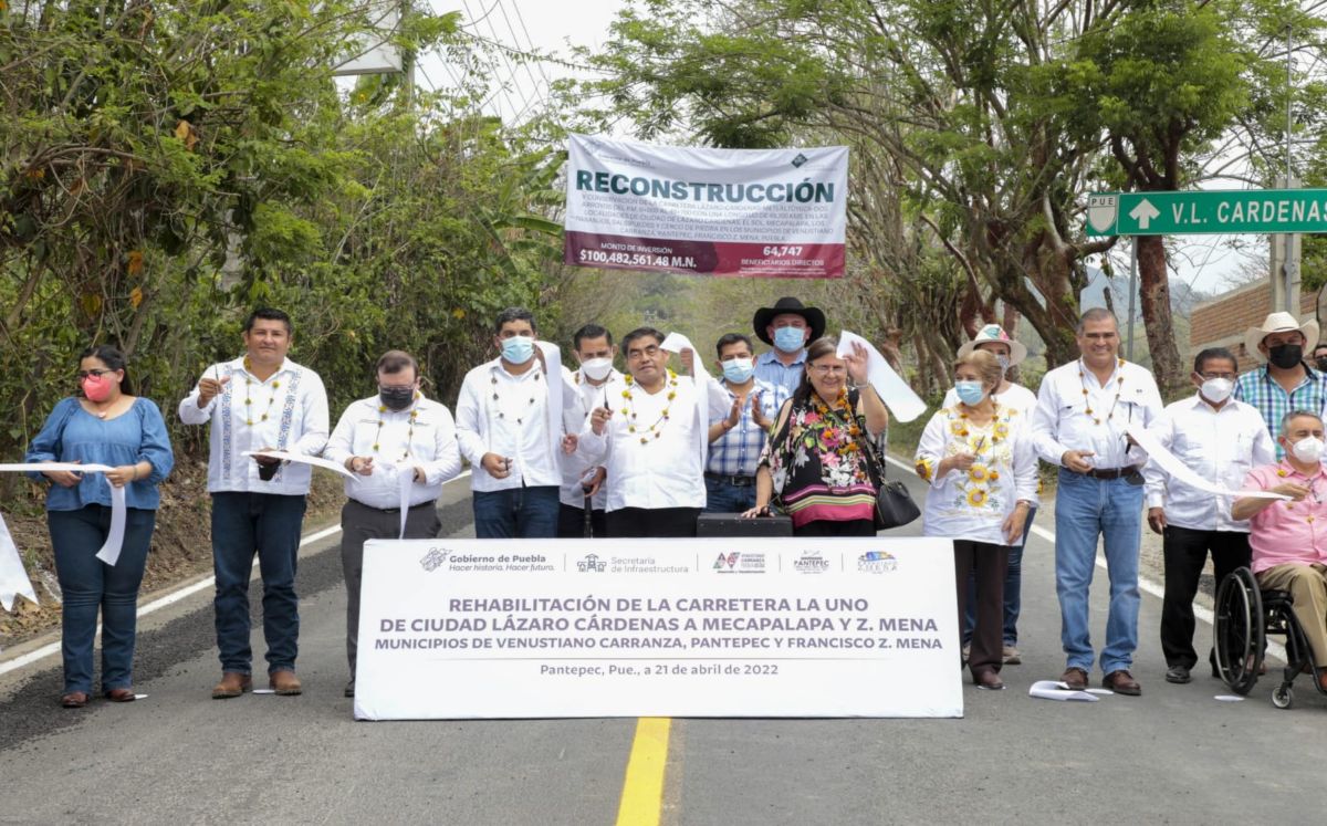 Barbosa inaugura carretera La Uno; conecta municipios de la Sierra Norte | Especial