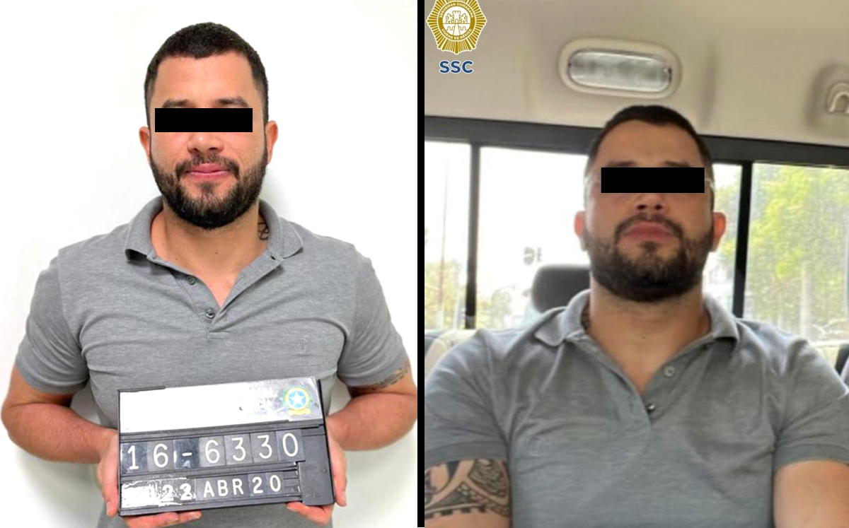 Eduard Fernando Giraldo, 'El Bloiqueso', fue detenido en Coyoacán, CdMx. | Especial