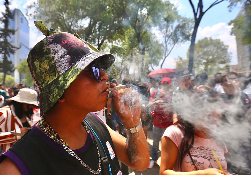 Entre ritmos musicales, celebraron el 4:20. |ARIEL OJEDA