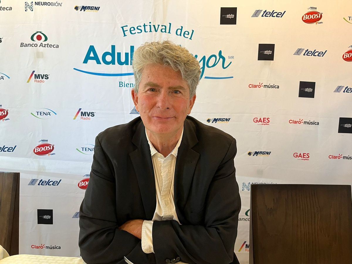 Javier Sirvent, director del comité organizador del Festival  del Adulto Mayor (Elizabeth Hernández)