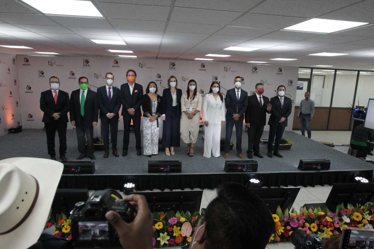 Primer debate en Hidalgo. (Cortesía)