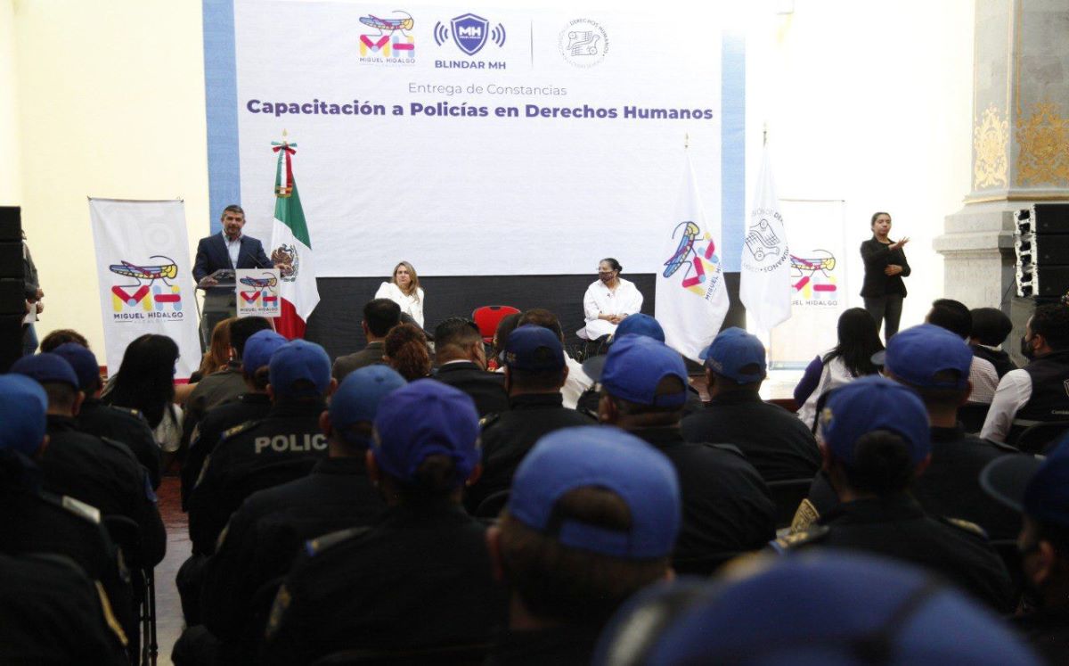 Alcaldía Miguel Hidalgo capacita a policías sobre Derechos Humanos. | Especial
