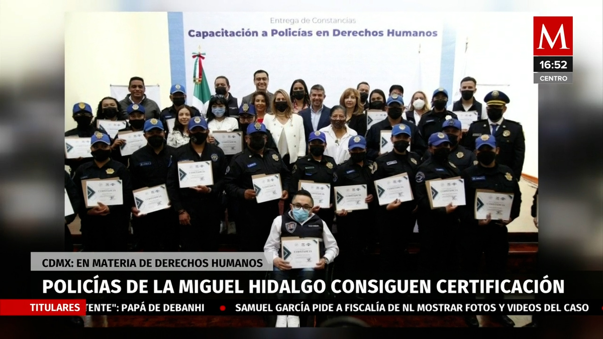 Alcaldía Miguel Hidalgo consigue certificación de policías en DH