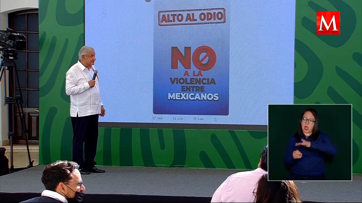 AMLO acusa doble moral de oposición por campaña “Alto al odio”