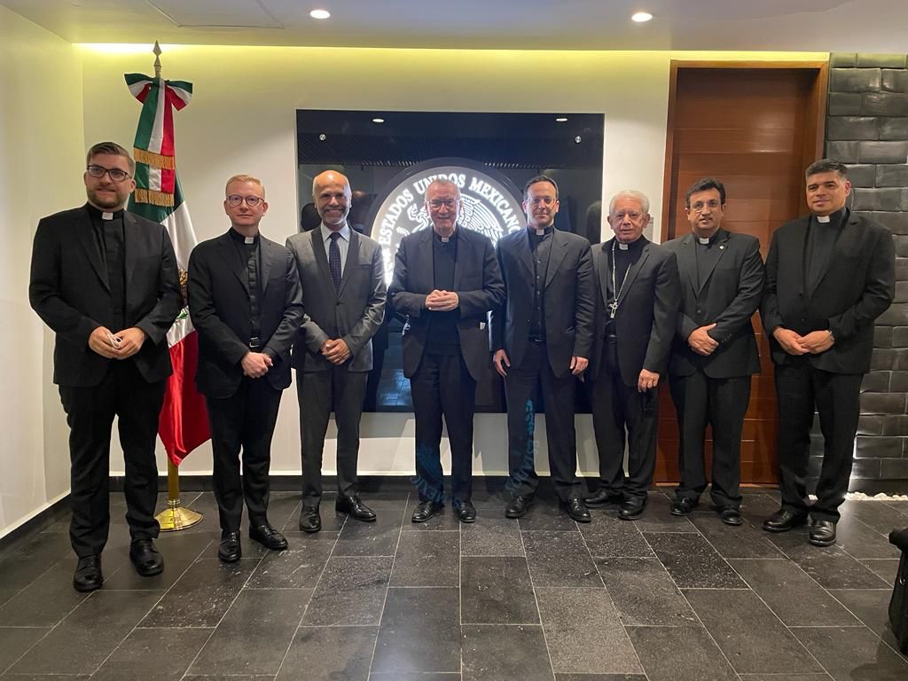 El Cardenal Parolin aterrizó en México días antes. (Graciela Olvera)