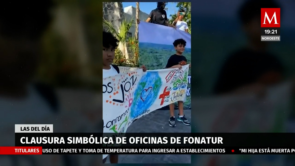En Cancún clausurarón simbólicamente las oficinas de Fonatur