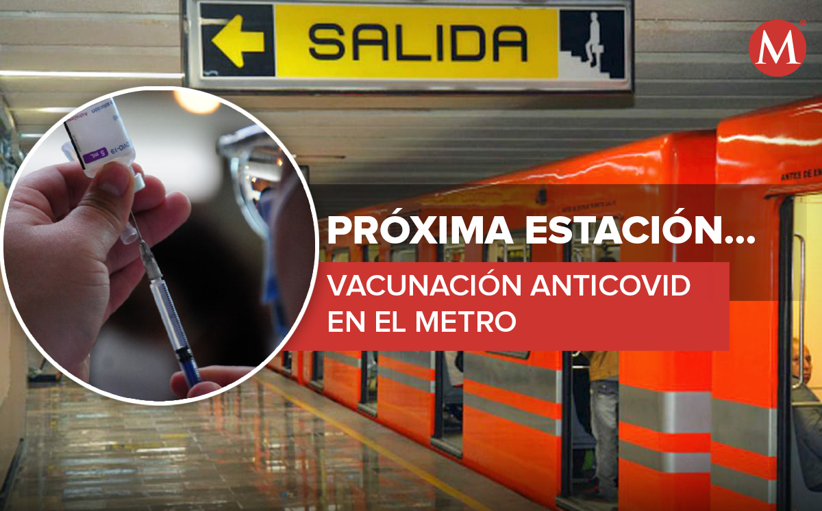 Además de las 10 estaciones del Metro, habrá centros de salud que vacunen contra covid.