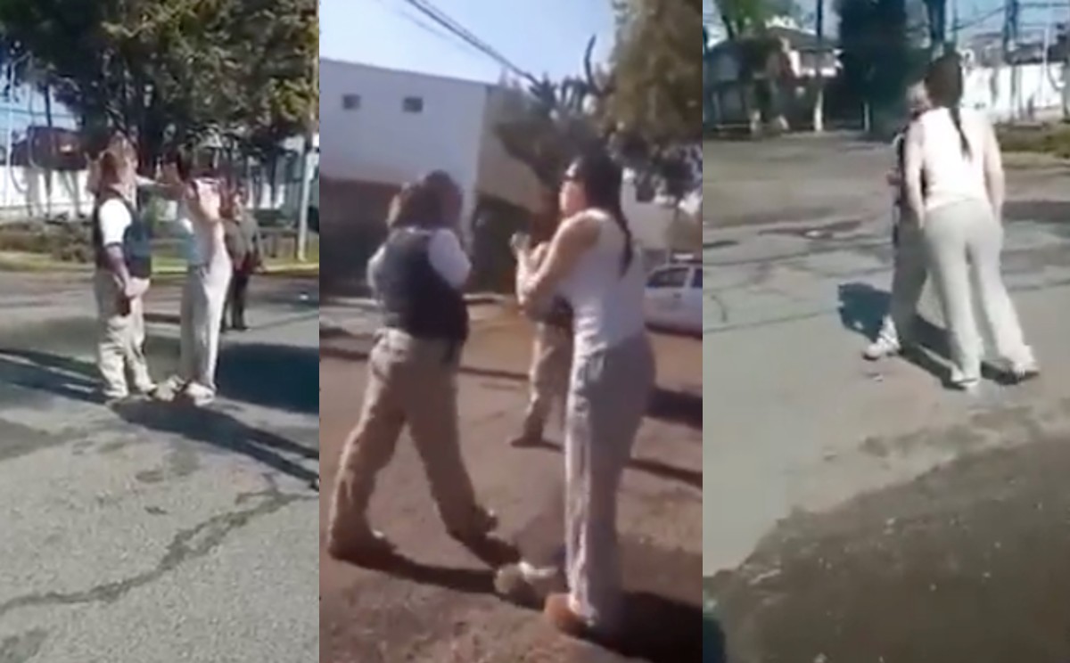 "¿Cuándo te vas a largar, gorda asquerosa?".