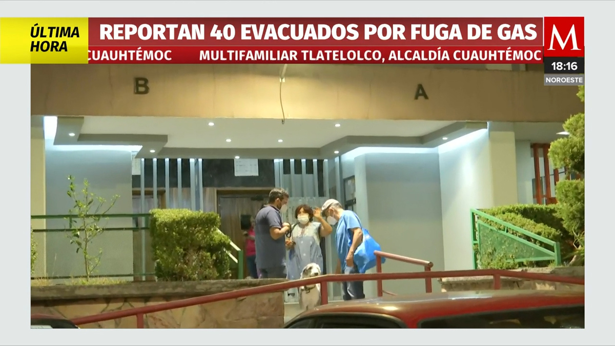 Desalojan unidad habitacional en Tlatelolco por fuga de gas