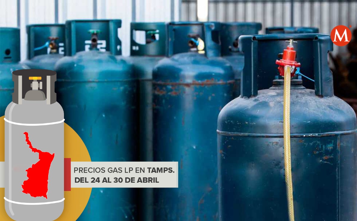 Precio del gas LP en Tamaulipas del 24 al 30 de abril 2022