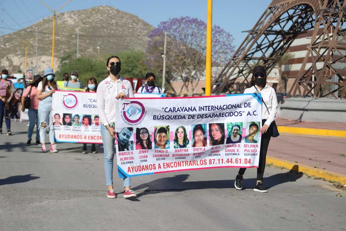 Caravana Internacional de Búsqueda de personas realiza marcha en Gómez Palacio | Rolando Riestra