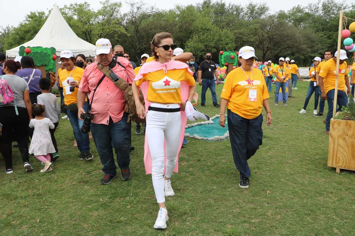 Mariana Rodríguez Cantú, titular de la Oficina Amar a Nuevo León. Foto: Leonel Rocha
