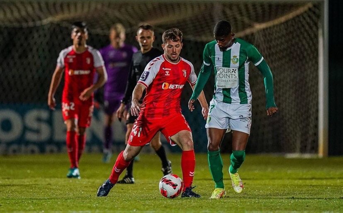 Eugenio Pizzuto regresa a jugar con el Braga B en Terceira Liga de Portugal (Instagram)