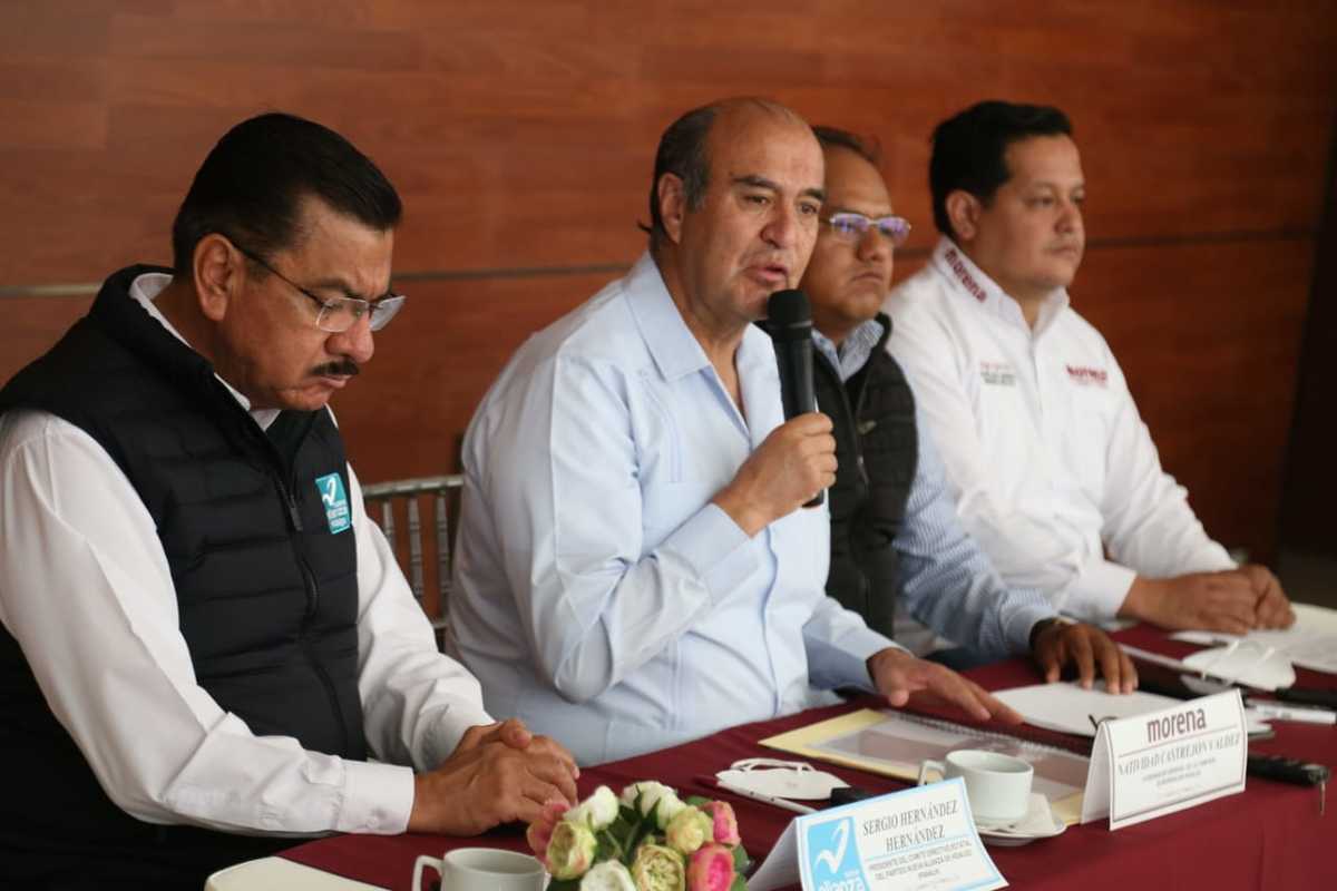 Natividad Castrejón Valdez, coordinador de campaña de Juntos Hacemos Historia. (Jorge Sánchez)