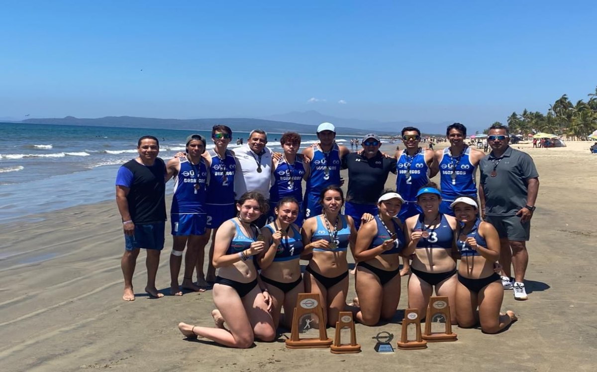 Oro y plata para Borregos Puebla en Nacional de Voleibol de Playa | Especial