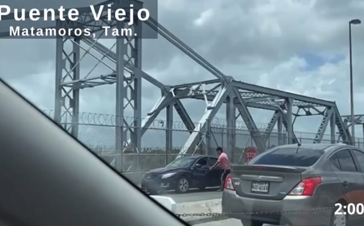El "Puente Viejo" en Matamoros es usado para el paso de autos chocolate.