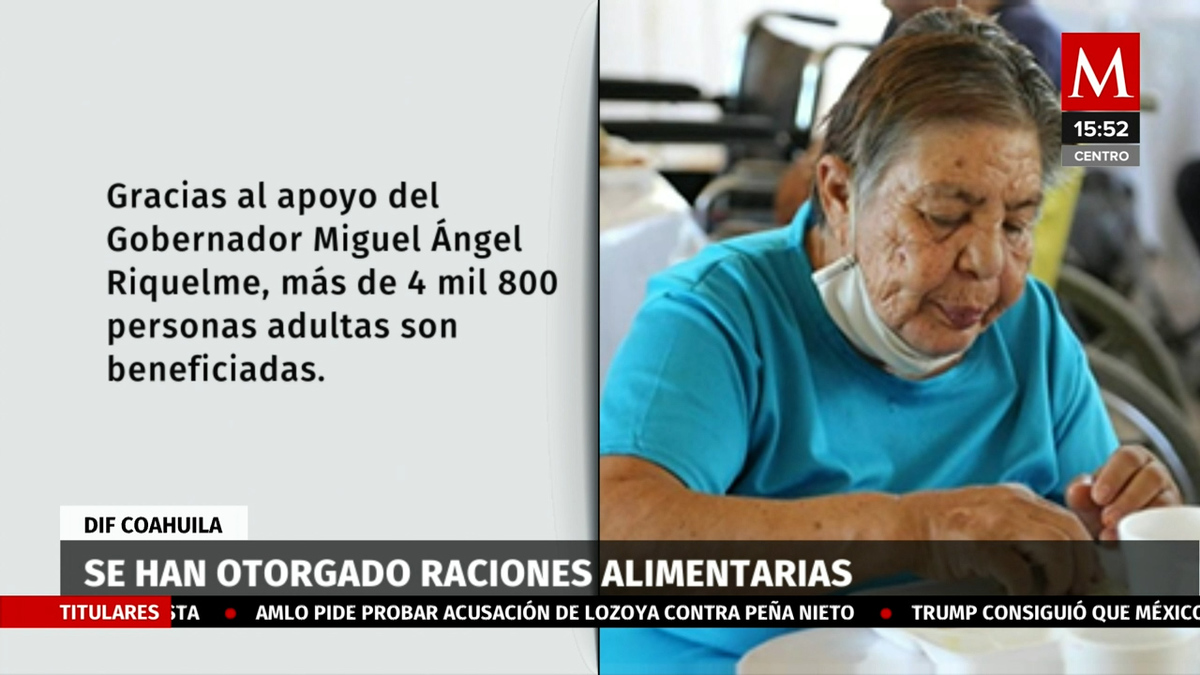 Se otorgaron más de 4 millones de raciones alimentarias; Coahuila