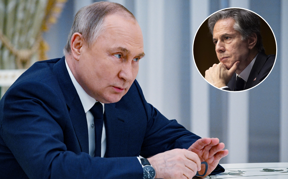 Antony Blinken calificó al presidente ruso, Vladimir Putin, de ser poco serio en las negociaciones. (AFP)