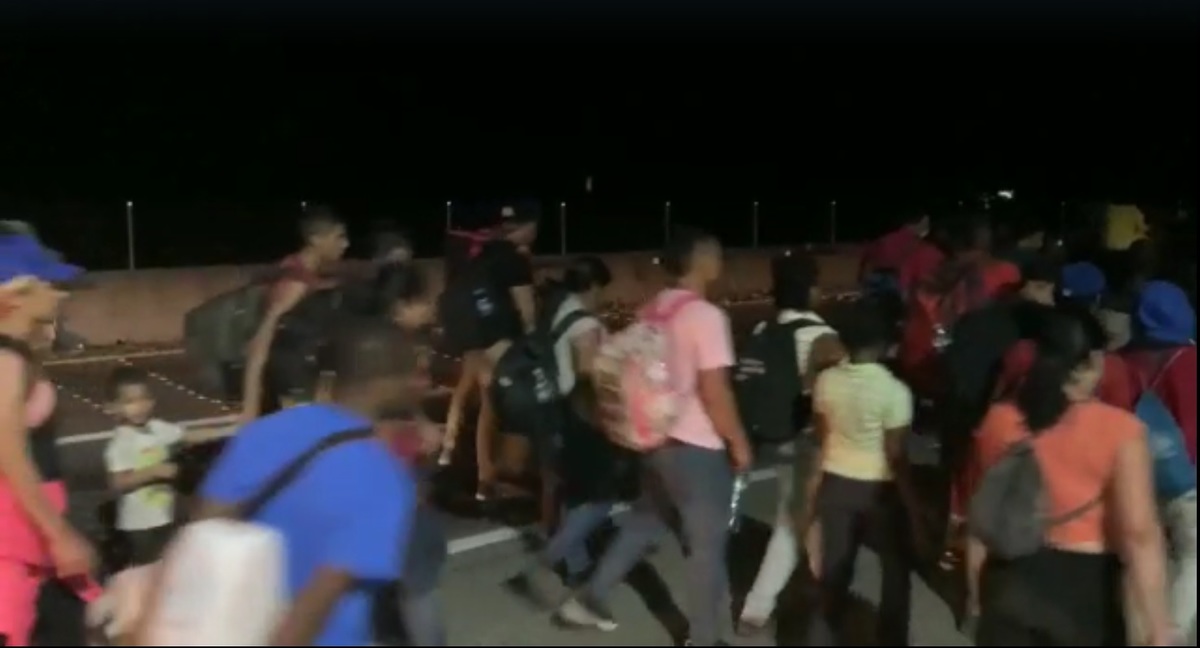Caravana migrante. (Captura de pantalla)