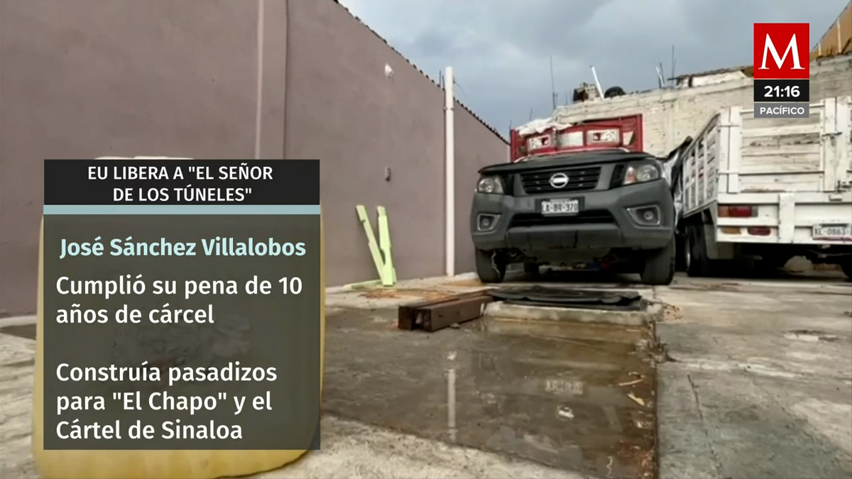 El Señor de los túneles del Chapo Guzmán ya no está en prisión