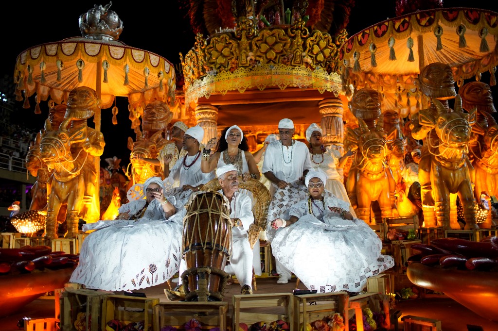 La escuela de Grande Río fue la ganadora del Carnaval de Río de Janeiro 2022. (AFP)