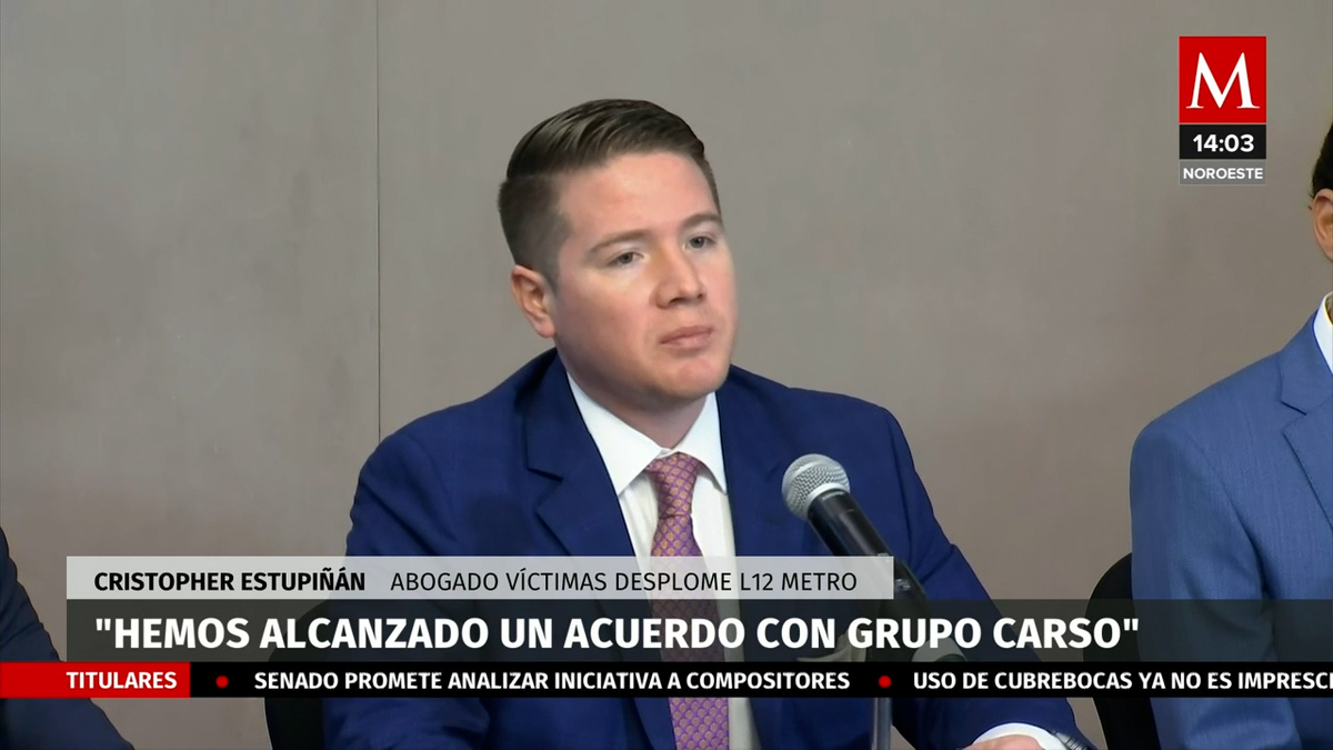 Grupo de víctimas de L12 del Metro alcanza acuerdo con Grupo Carso