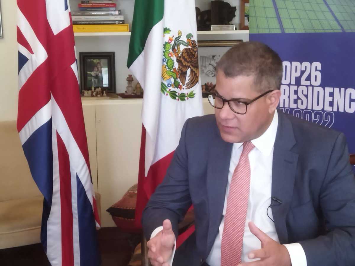 El presidente de la vigésima sexta Conferencia de las Naciones Unidas sobre Cambio Climático, Alok Sharma. (Adyr Corral)