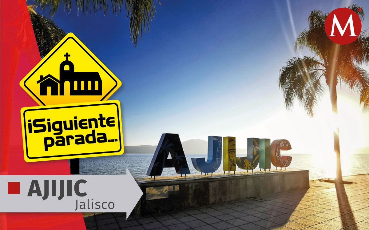 Pueblo Mágico de Ajijic, Jalisco. (Foto: Especial / Diseño: MILENIO)